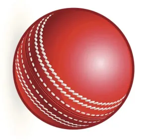 Howzat! Cricket Ball Edible Cake Image