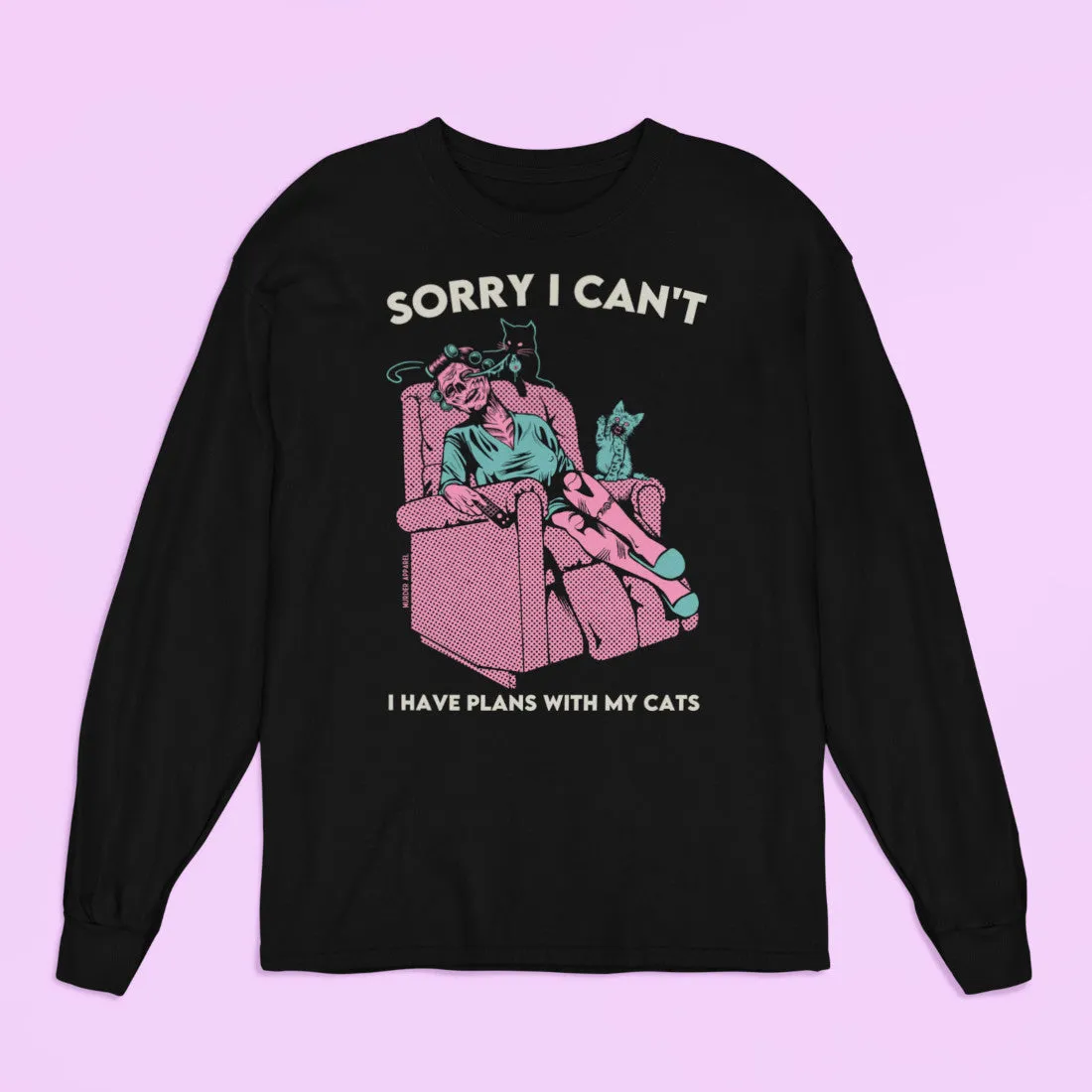 I Have Plans With My Cats Long Sleeve Shirt