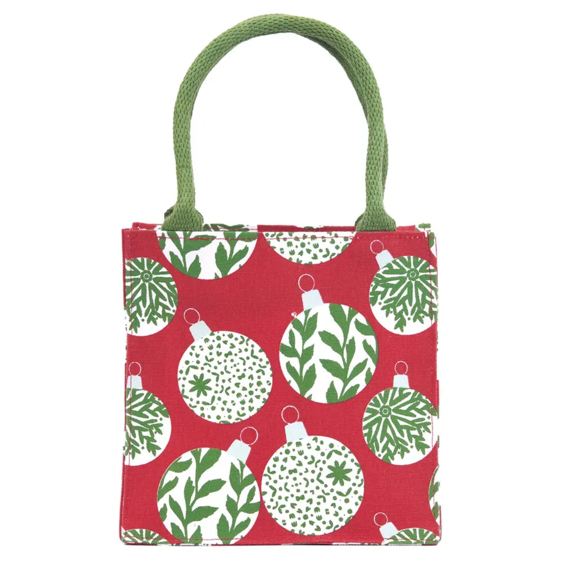 Itsy Bitsy Gift Bag - Scandi Red and Green Ornaments