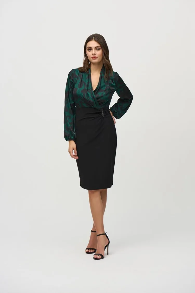 Joseph Ribkoff paisley sheath dress