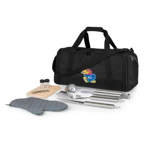 Kansas Jayhawks - BBQ Kit Grill Set & Cooler