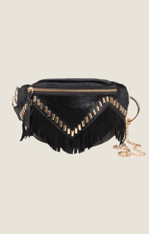 Kara Black Shoulder Bag