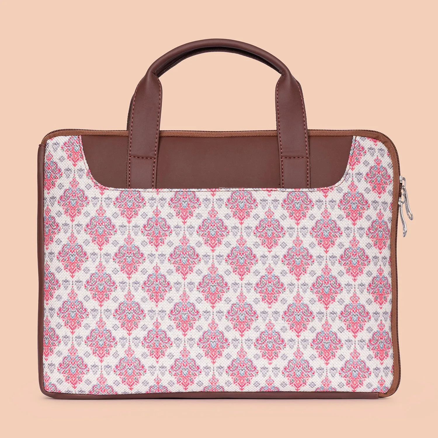 Kashmiri Tulips L-Zippered Laptop Sleeve