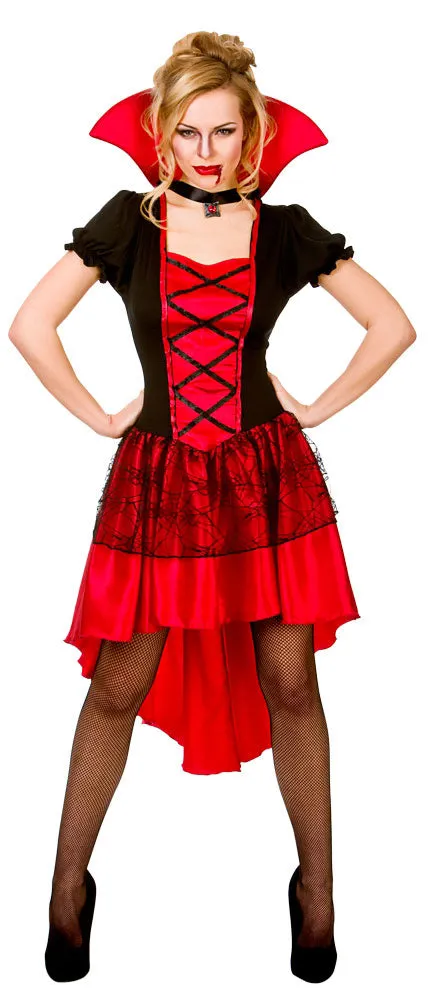 Ladies Halloween Glamorous Vampire Costume