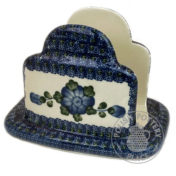 Large Napkin Holder - Polish Pottery