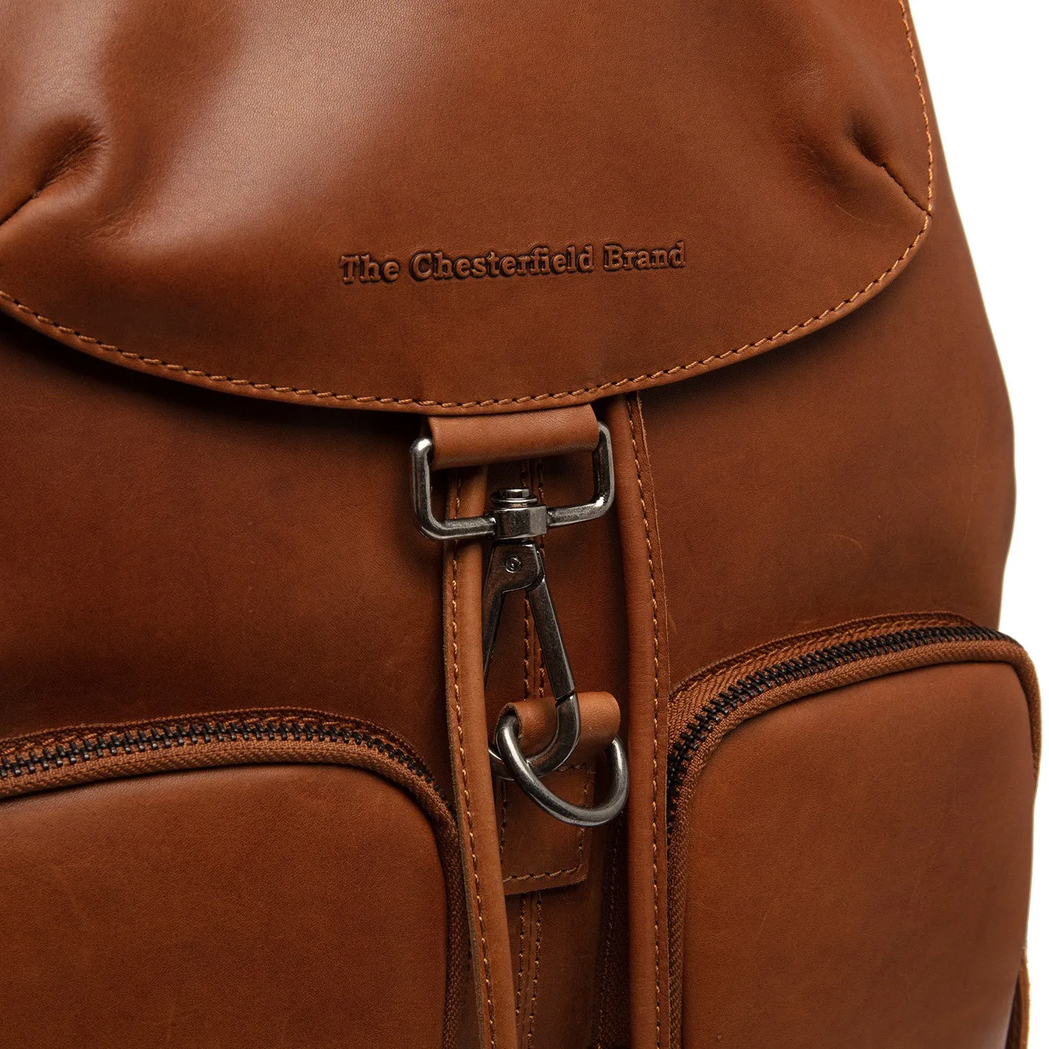 Leather Backpack Cognac Acadia