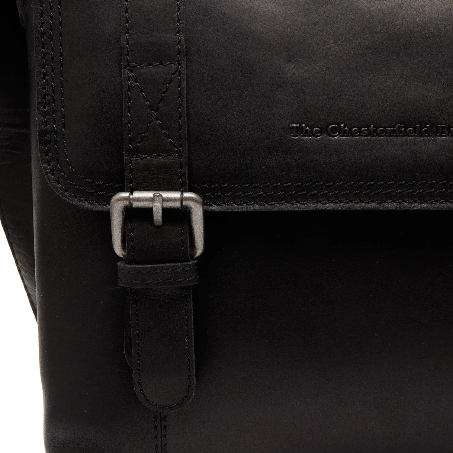 Leather Shoulder Bag Black Matera