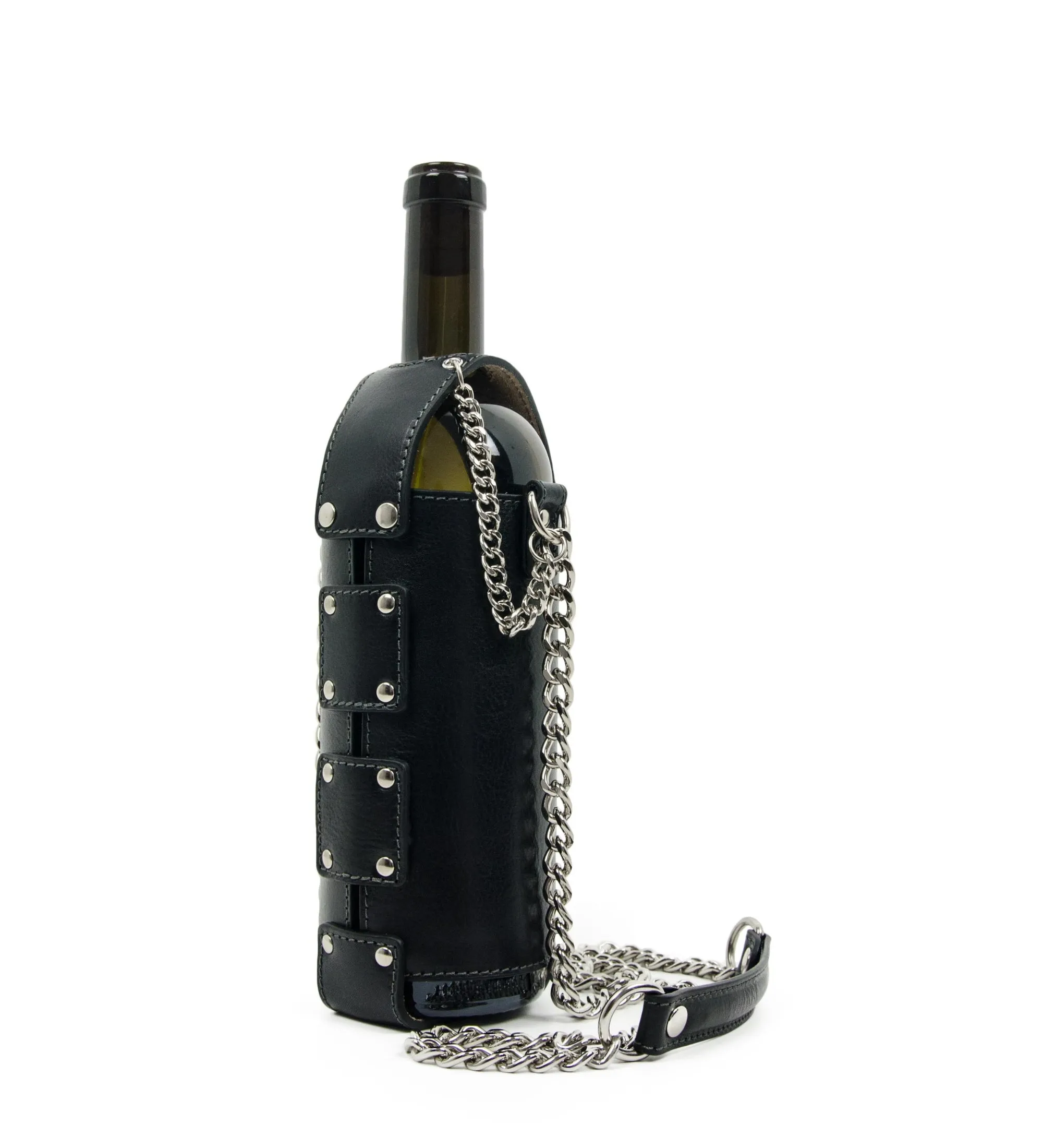 Leather Wine Tote - Saving Grapes