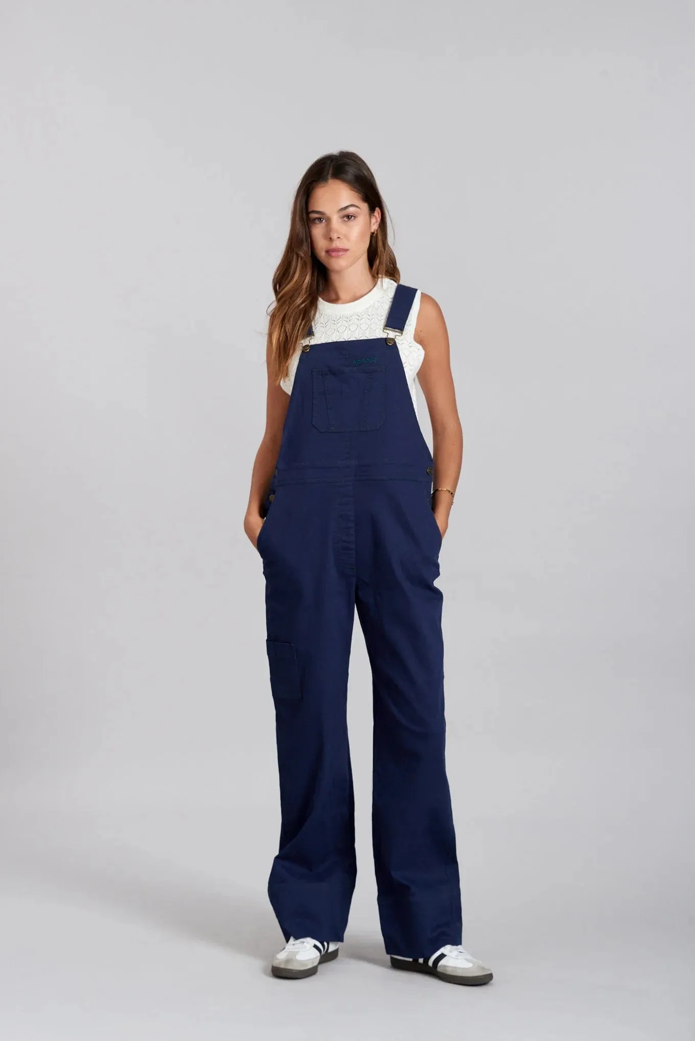 Leni Women's Organic Cotton Dungarees | Navy