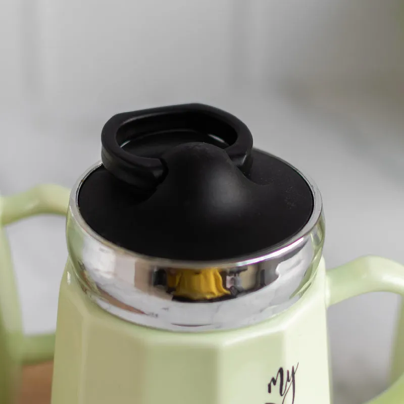 Lime Green Coffee Mug With Lid