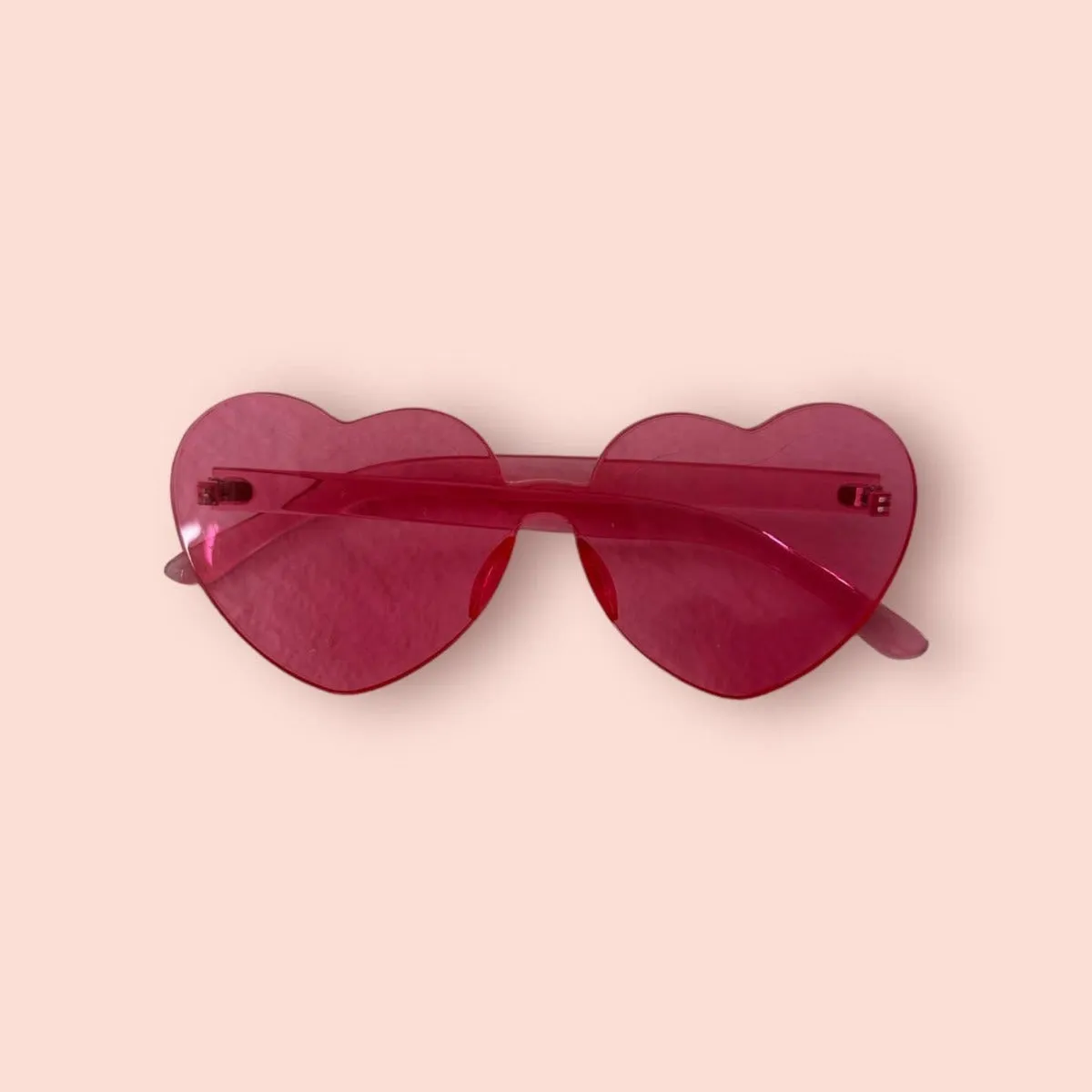 Lovelina | Acrylic Heart Shape Glasses - SOHARA: PINK