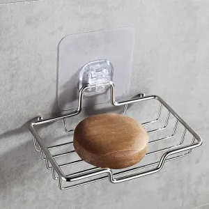 Magic Sticker Series Self Adhesive Bathroom Soap Holder Stand