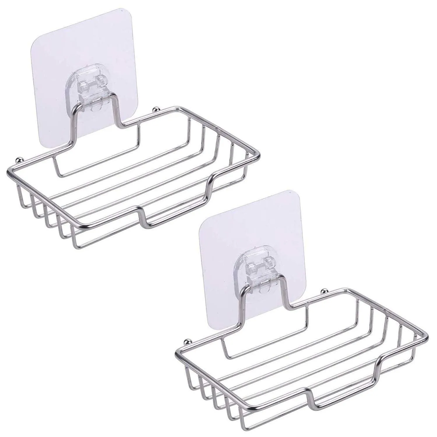 Magic Sticker Series Self Adhesive Bathroom Soap Holder Stand