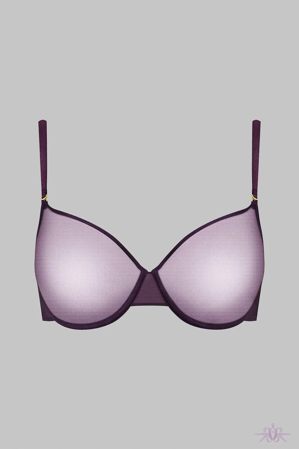 Maison Close L'Amoureuse Violet Orchid  Wire Bra