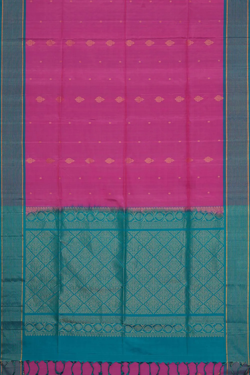 Manipur Silk Magenta Saree