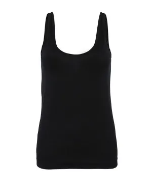 Maya Scoop Tank - Midnight Black