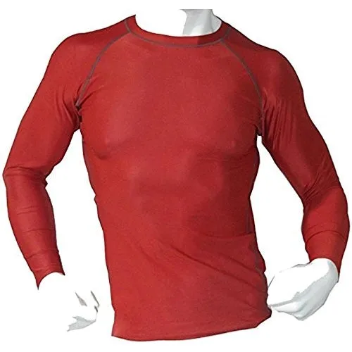 Men's Fitness Workout Base Layer Compression Shirt Long Sleeve