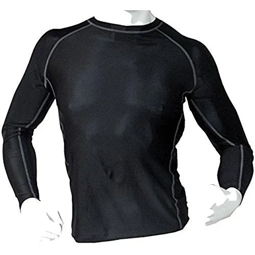 Men's Fitness Workout Base Layer Compression Shirt Long Sleeve