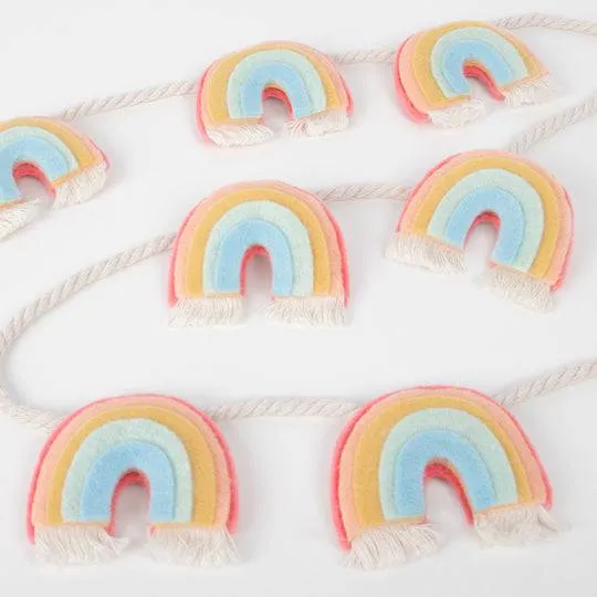 Meri Meri Felt Rainbow Garland S9357