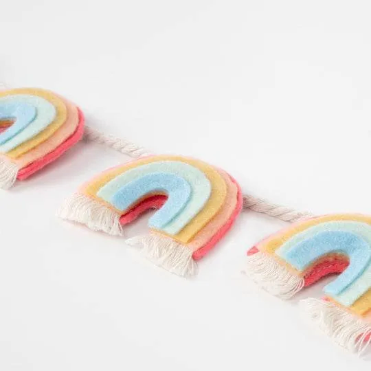 Meri Meri Felt Rainbow Garland S9357