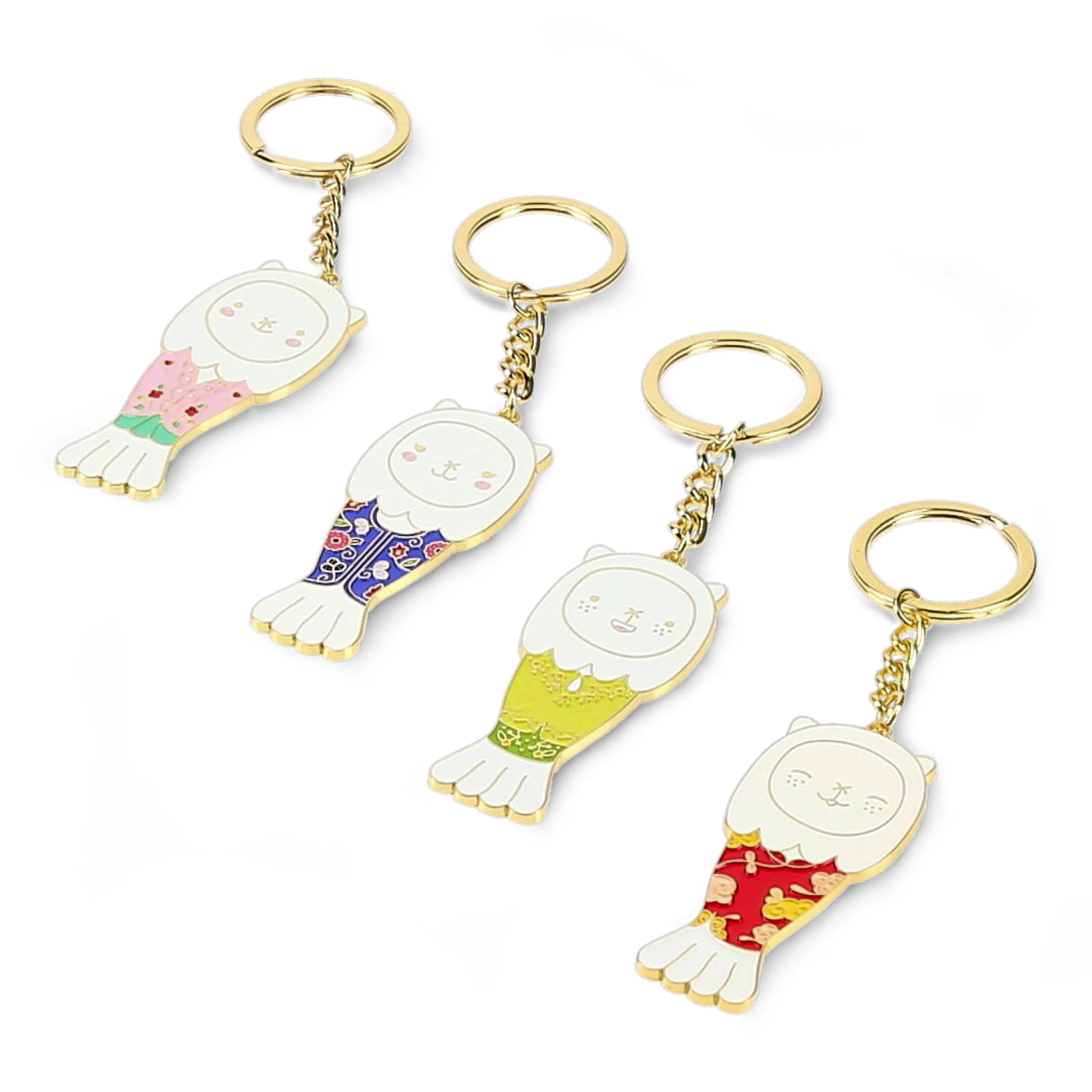 Merlion Outfit Keychain (Nyonya Kebaya)