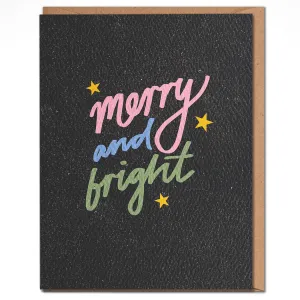 Merry and Bright Holiday card