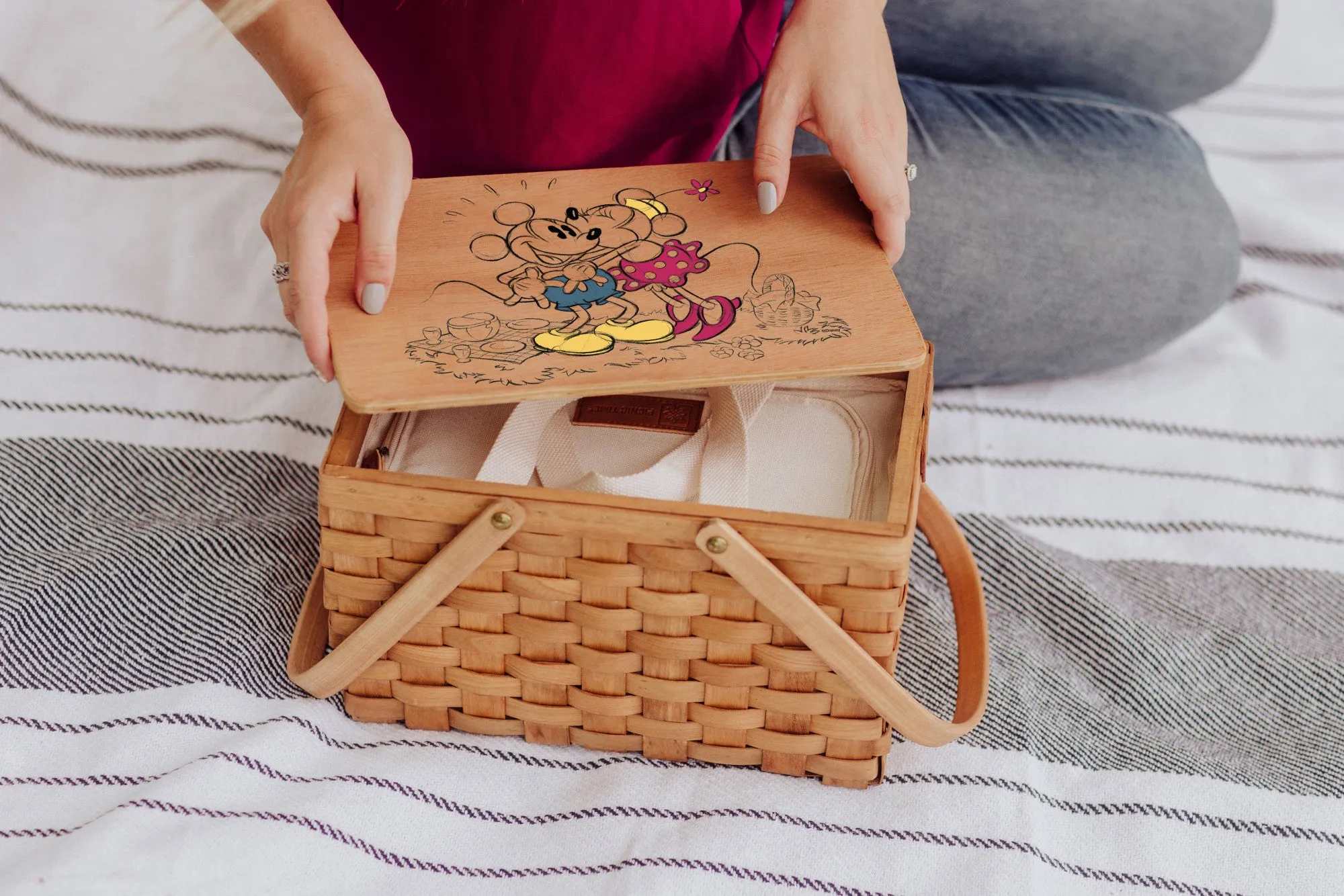 Mickey & Minnie Mouse - Poppy Personal Picnic Basket