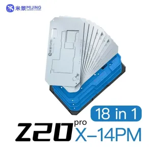 MiJing Z20 Pro 18IN 1 Fixture for IPhone X-14 Pro Max Middle Layer Motherboard Reballing Soldering Platform