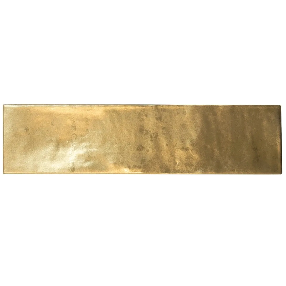 Molten Gold Brick Ceramic Subway Tile