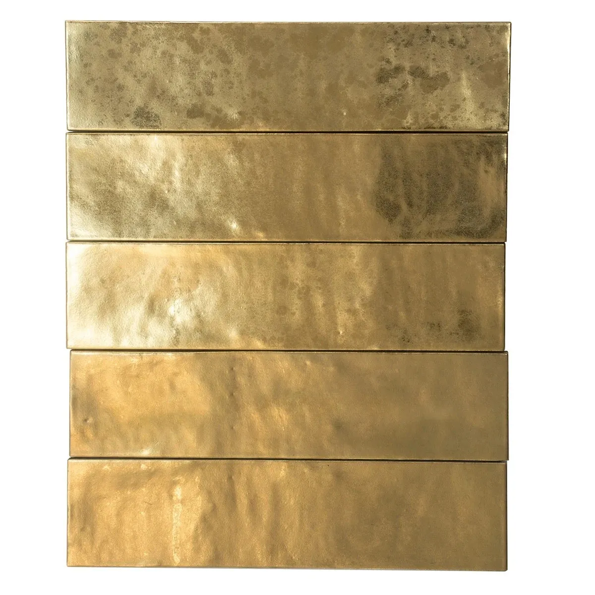 Molten Gold Brick Ceramic Subway Tile