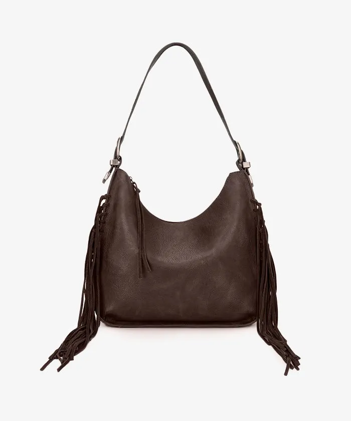 Montana West Fringe Hobo Bag