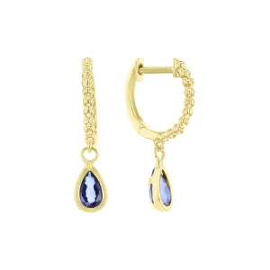 Morgan Sapphire Drop Earrings