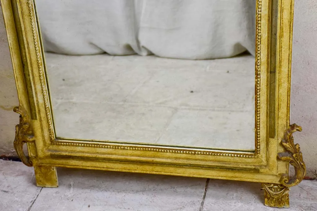 Napoleon III mirror with cherubs 30¼" x 61½"