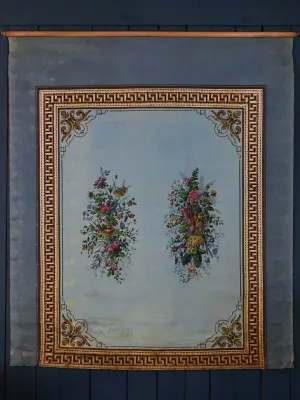 Napoleon III painted panel / blind