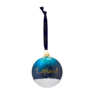 Navy Lapland Christmas Tree Decoration