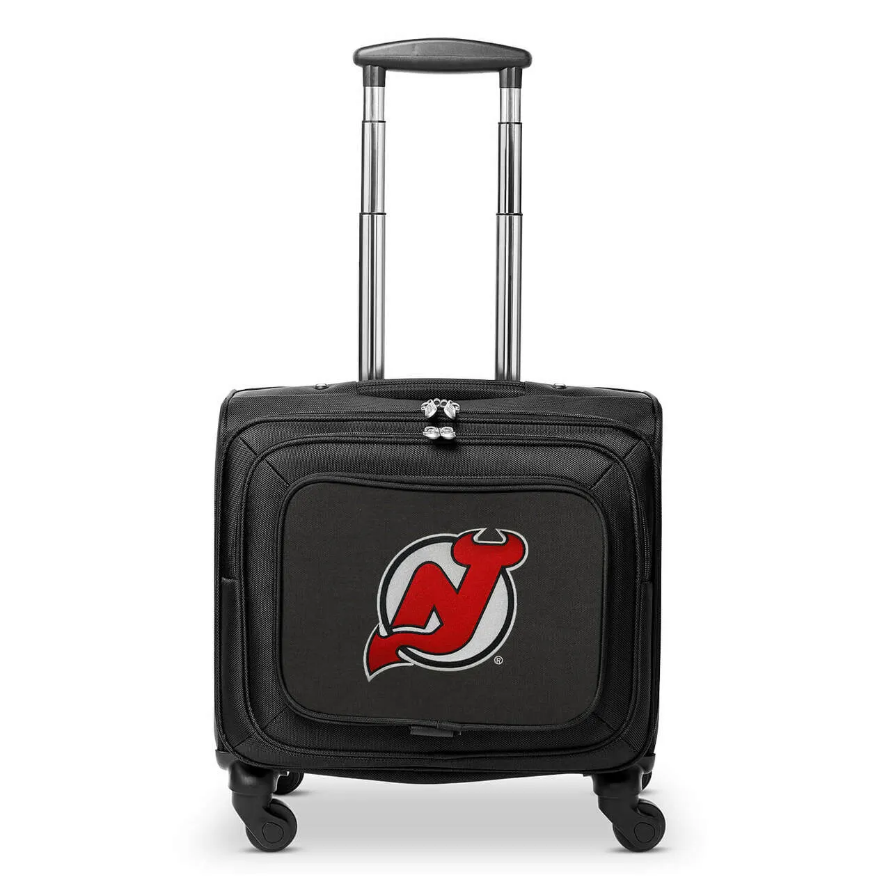 New Jersey Devils 14" Black Wheeled Laptop Overnighter