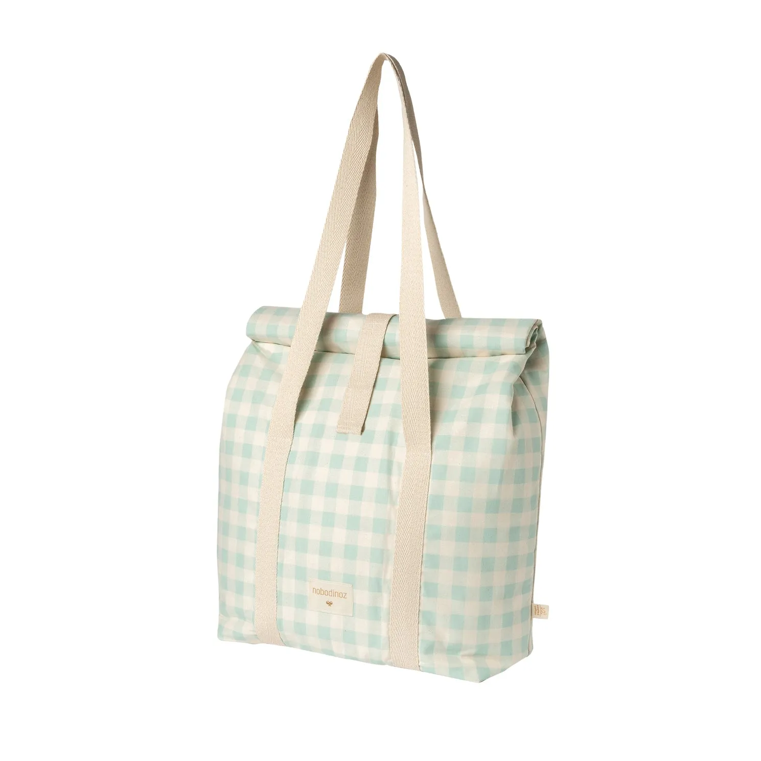 nobodinoz Sunshine Family Cooler Bag Opaline Vichy