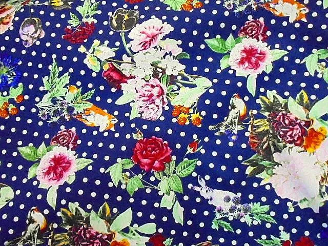 Novelty Flower - Stretch Cotton