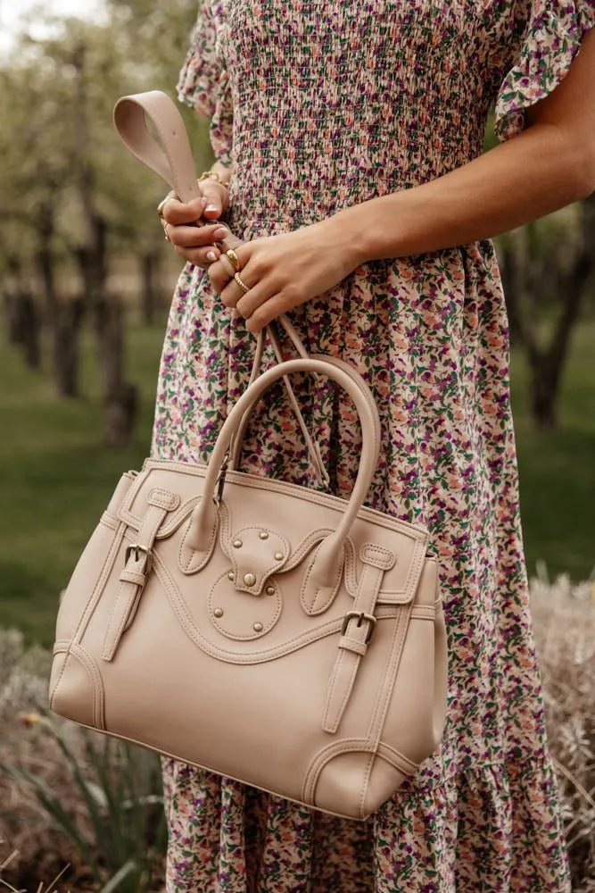 Olympia Handbag in Cream - FINAL SALE