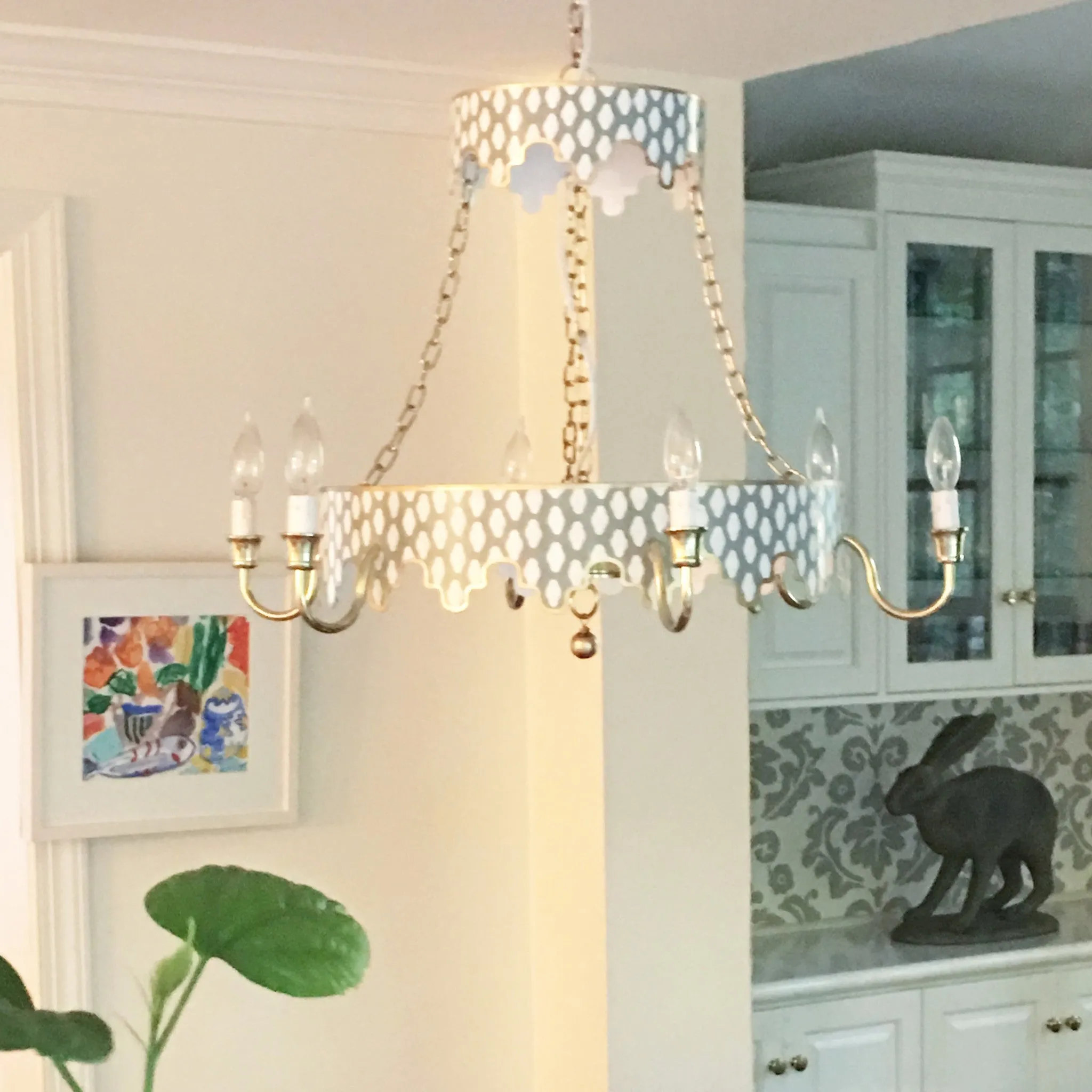 Parsi in Grey Chandelier