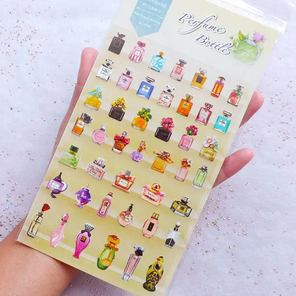 Perfume Bottle Stickers by Daisyland | Filofax Life Planner Stickers | Erin Condren Deco Sticker | Scrapbooking | Beauty Embellishments | Diary Notebook Stickers | Korean Stationery Supplies