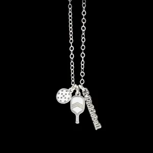 Pickleball Charm Necklace