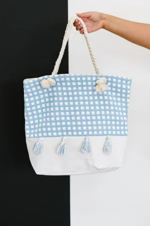 Picnic in the Park Tassel Detail Tote Bag