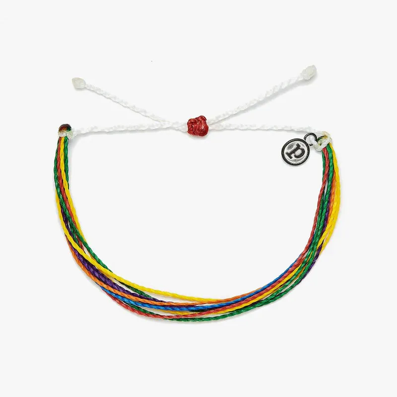 Pura vida Pride Charity Bracelet -The Trevor Project