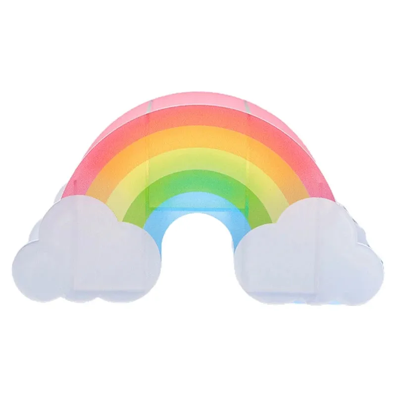 Rainbow Cloud Acrylic Pen Holder