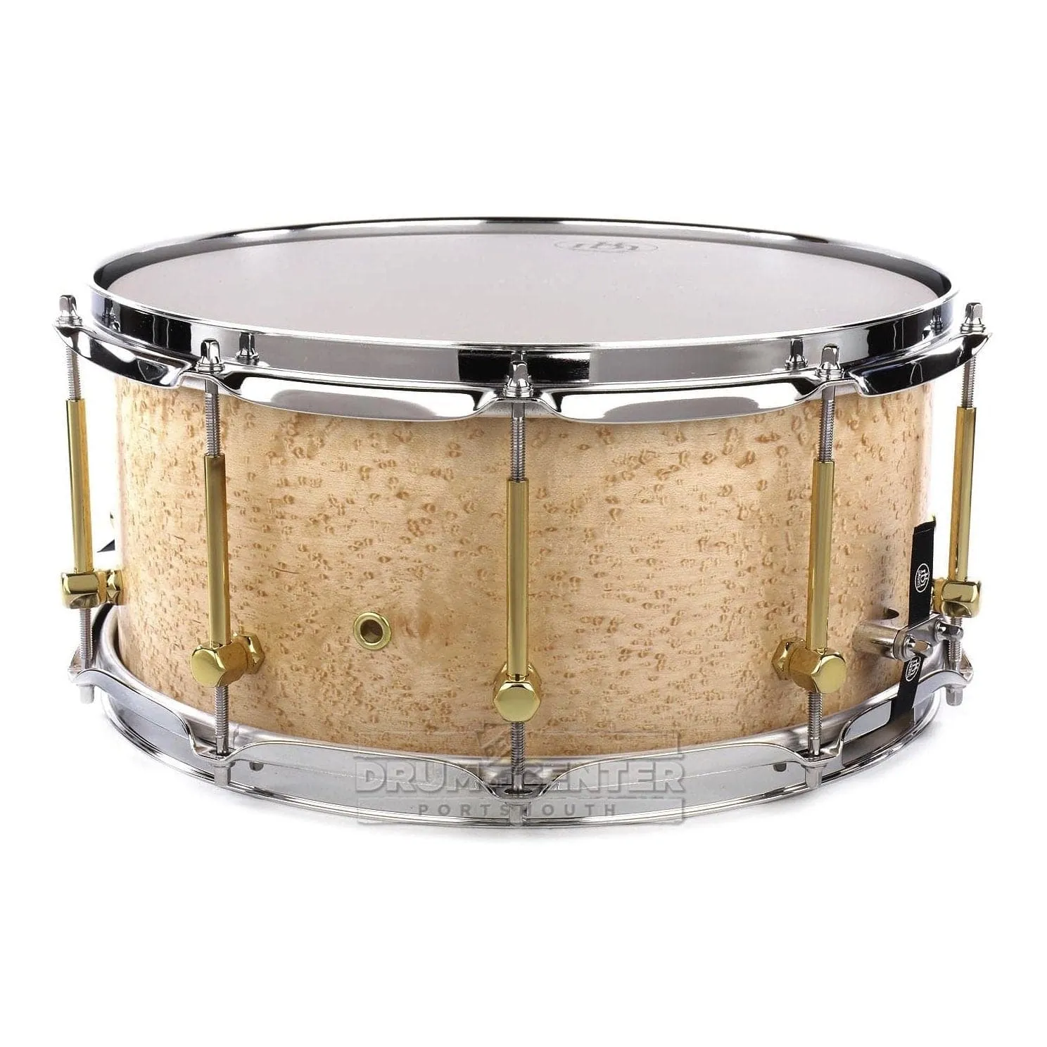 RBH Prestige Solid Birdseye Maple Snare Drum 14x6.5 w/Brass Lugs   FREE Case