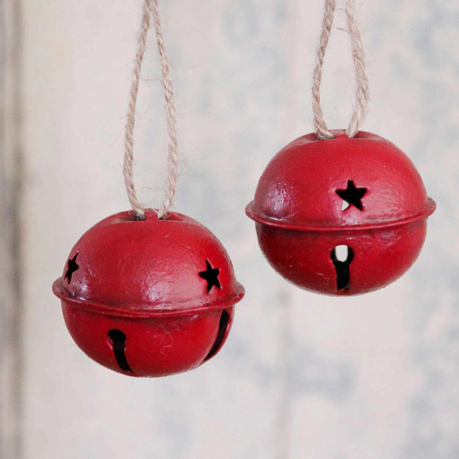 Red Metal Jingle Bell