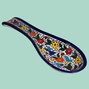 Rest Spoon for serving or decoration. Armenian Ceramic. Gift for Home.