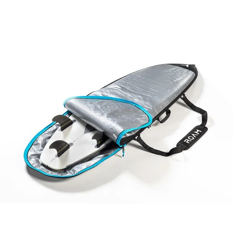 Roam Daylight Shortboard Boardbag 5'8'' - silver/black/blue