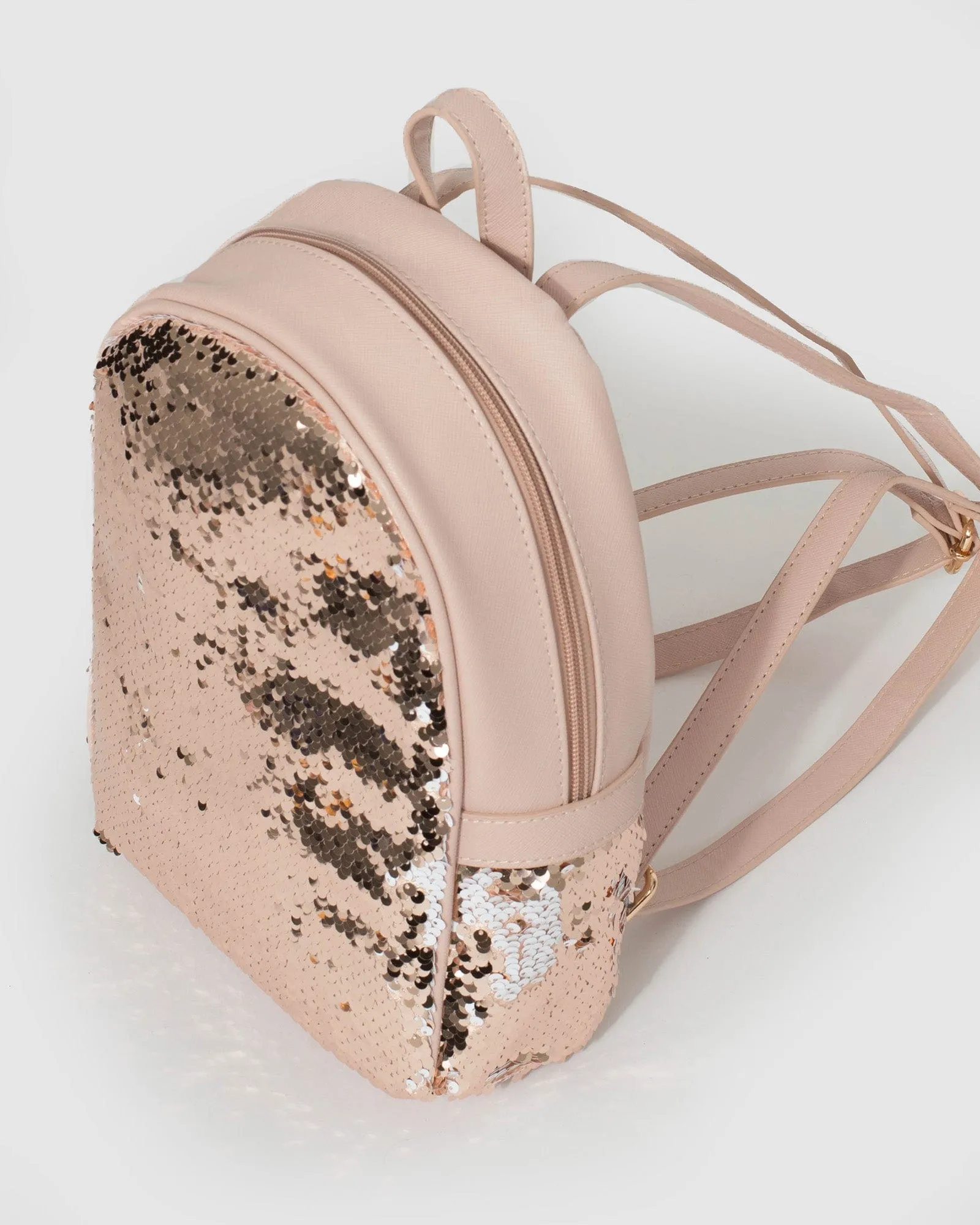 Rose Gold Sequin Kids Backpack